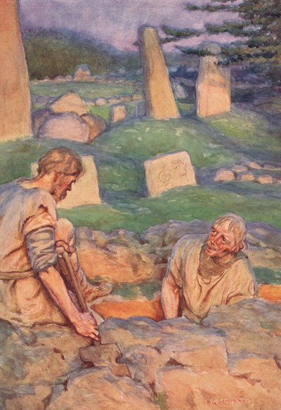 「誰がメイソン、造船所、または大工よりも強い人」、1910 作： W. G. Simmonds